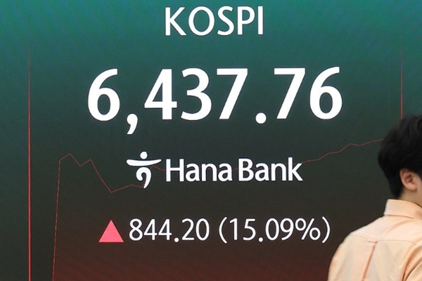코스피 1천 포인트 치솟으며 최대 상승폭 새로 썼다 : SK하이닉스 사상 첫 상한가 달성하며 랠리 주도