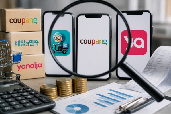 공정위 배민·쿠팡·야놀자 거래 들여다본다 : 입점업체 수수료·광고비 부담 점검
