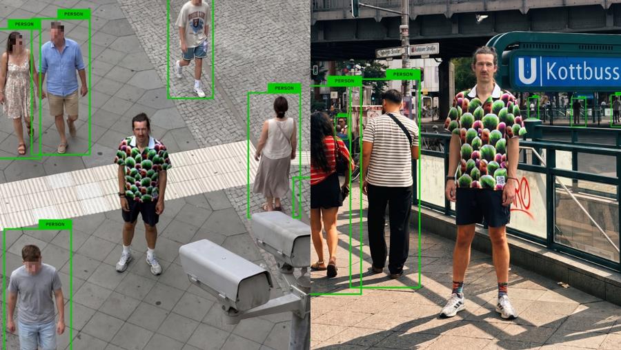 “사람이 안 보인다” AI 카메라의 눈을 속이는 셔츠가 다시 주목받는다 : ‘AI 감시 사회’에 질문을 던지다