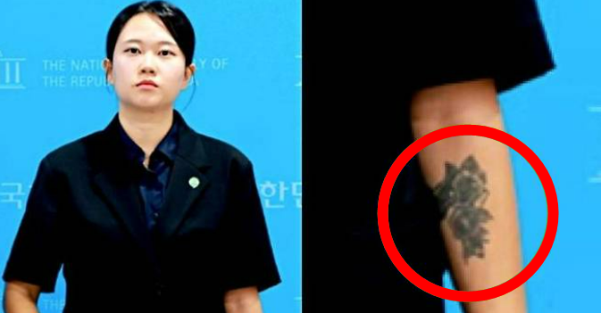 기본소득당 97년생 당직자 '꽃 문신' 노출로 시끄럽다 : 문신 경험자 1300만 명 시대 '빗나간 비난'