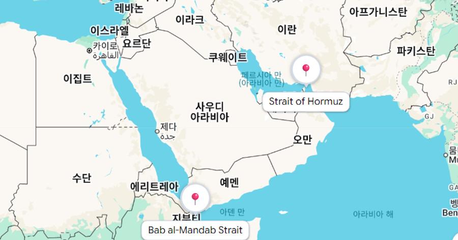 호르무즈 해협 이어 바브엘만데브 해협도 막힌다 : 이란, '국제유가 100달러 유지'로 트럼프 압박