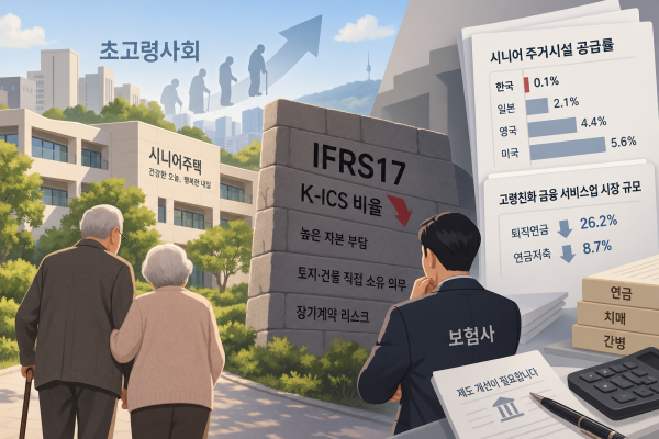 '초고령화 대한민국' 시니어사업 수요 늘었지만 자본 부담 증가 : 'IFRS17 회계 기준' 보완 필요하다