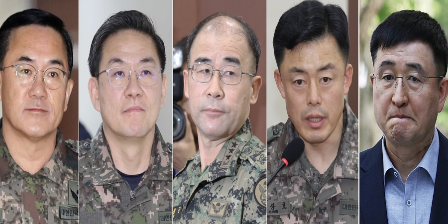 '계엄 가담' 군 장성 5명, 모두 실형 : 여인형 18년, 이진우 15년, 유일하게 혐의 인정한 곽종근 9년