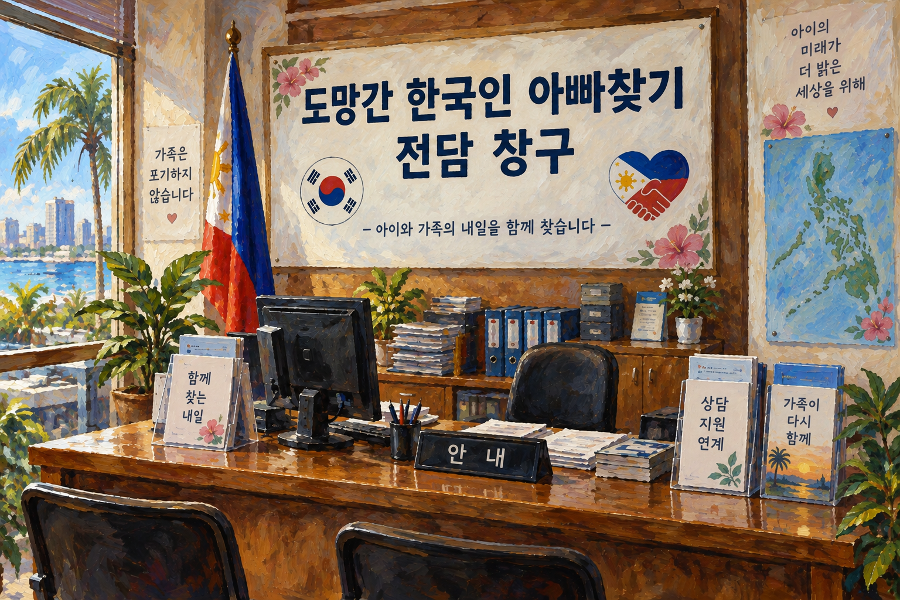 필리핀 세부에 '도망 간 한국인 아빠 찾기' 전담 창구 설치 움직임 : 코피노 7만 명 추정
