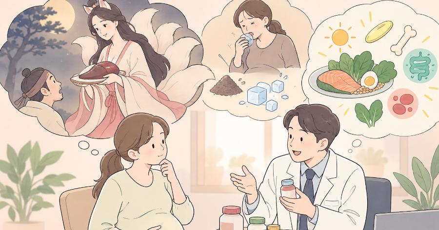[Dr. 허지만의 진료실 이야기] 임신 중 영양제를 먹는 게 좋을까? : 배고픈 시대의 구미호부터 웰빙 시대의 영양제까지