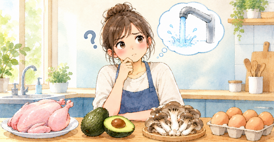 식재료 손질, 무조건 씻는 게 정답일까 : 어쩌면 식중독의 원인이 될 수도 있다