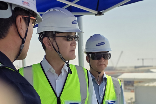 이재용 '취임 뒤 첫 출장지' 중동 다시 찾아 '현장 경영', 삼성물산·삼성E&A UAE 건설현장서 성장동력 직접 챙겼다